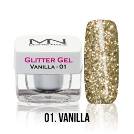 Glitter Gel - no.01. - Vanilla - 4g