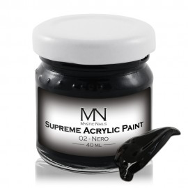 Supreme Acrylic Paint - 02 Nero - 40ml