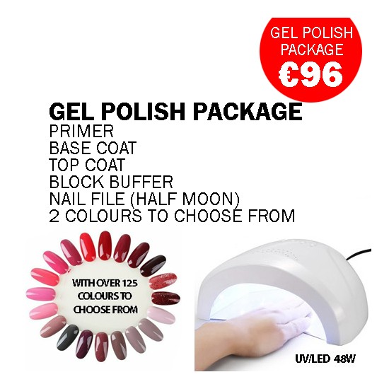 Gel Polishes Pack - 5pcs