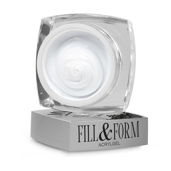 AcrylGel Fill & Form Gel Shocking White - 4g