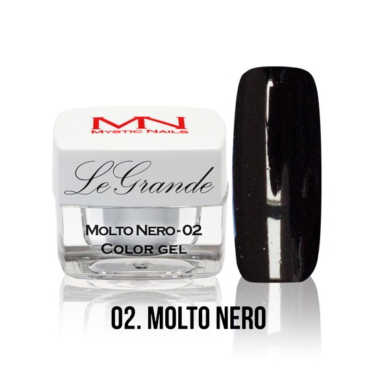 LeGrande Color Gel - no.02. - Molto Nero - 4 g